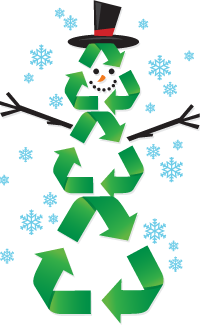 We Recycle, so do Snowmen apparently!